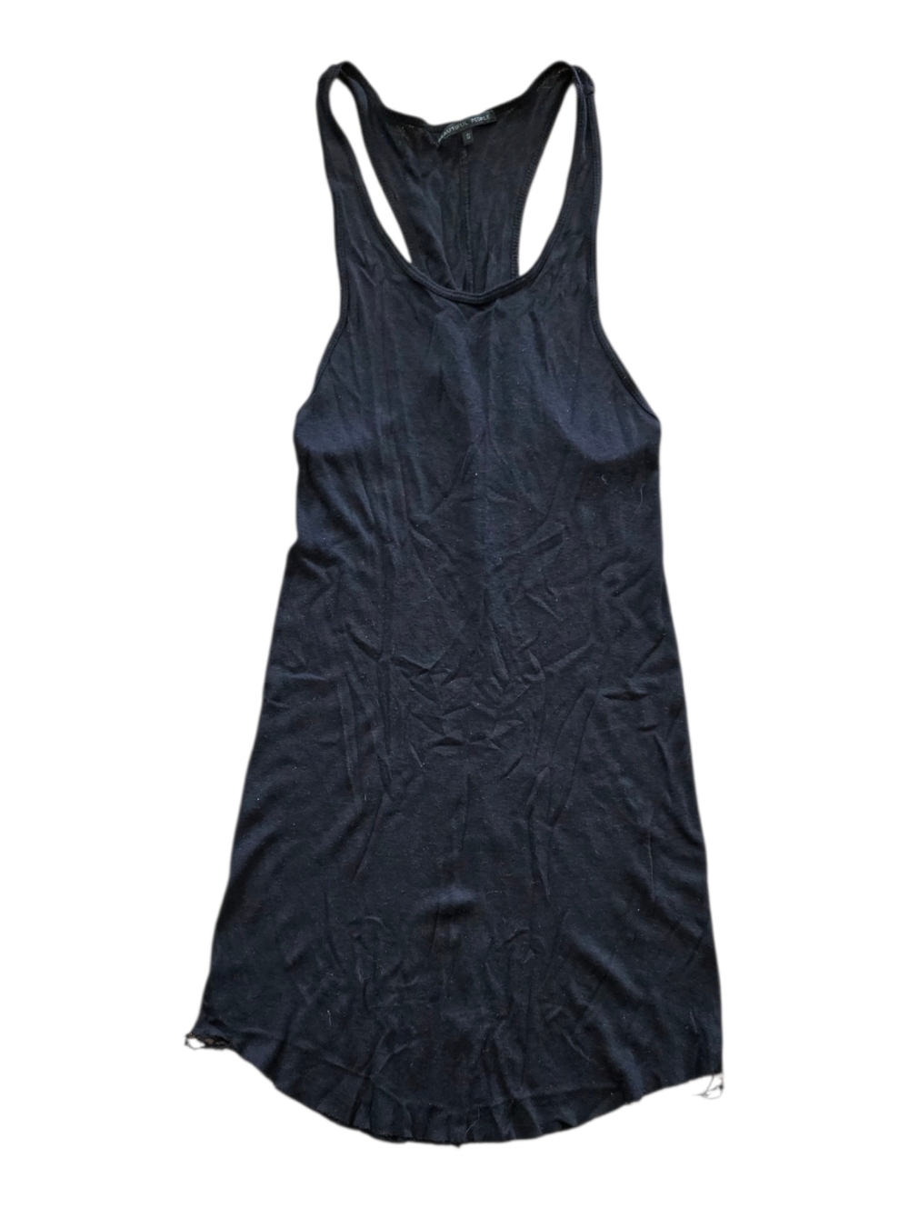 Beautiful People Black Pierced Lightweight Racerback Tank Top S